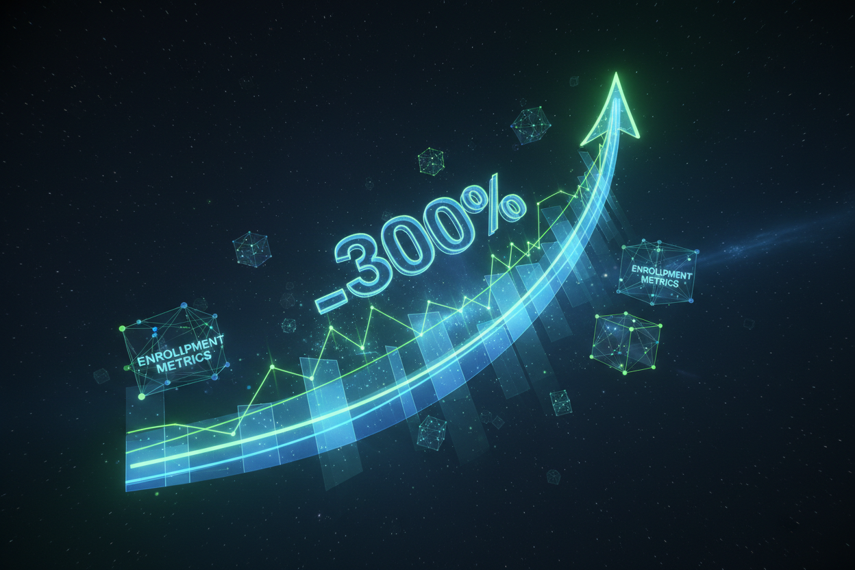 Crescimento de matrículas com estratégias baseadas em dados